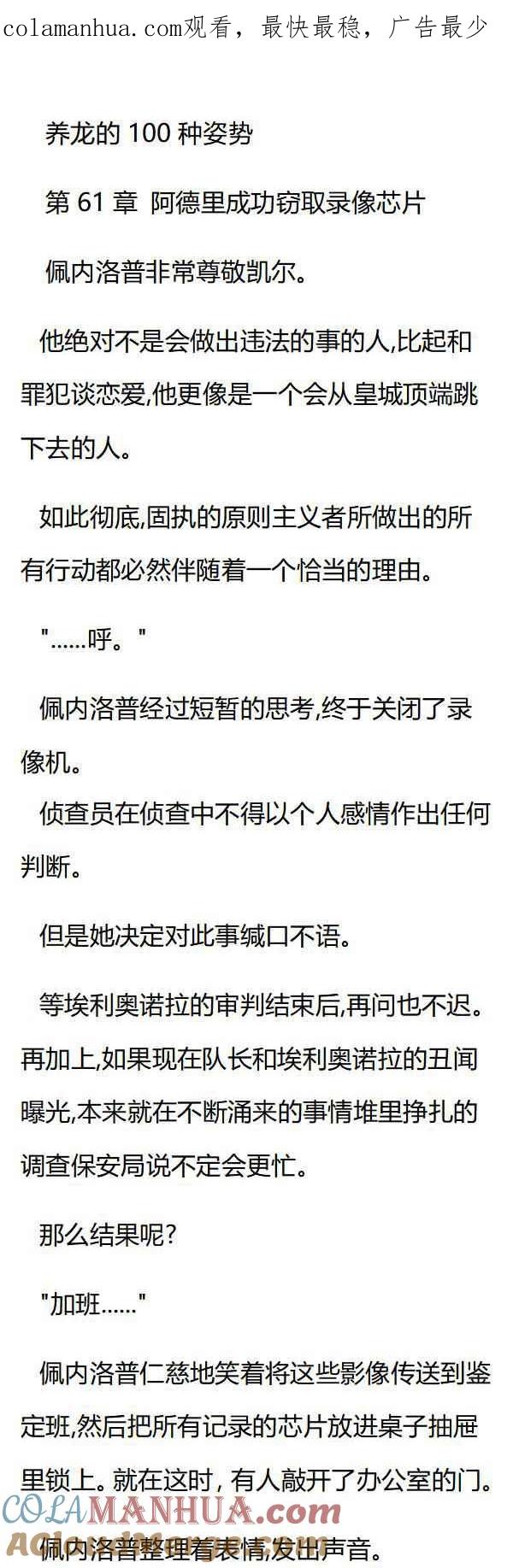 第61章阿德里成功窃取录像芯片-养龙的100种姿势 小说-达瑟儿（第1张）
