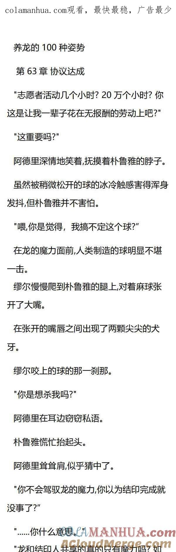 第63章协议达成-养龙的100种姿势 小说-达瑟儿（第1张）