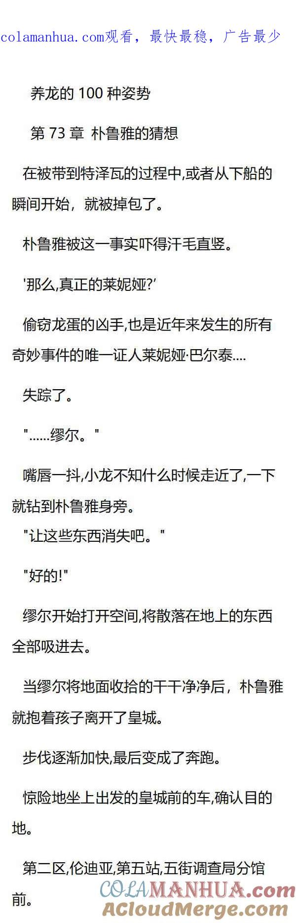 第73章朴鲁雅的猜想-养龙的100种姿势 小说-达瑟儿（第1张）