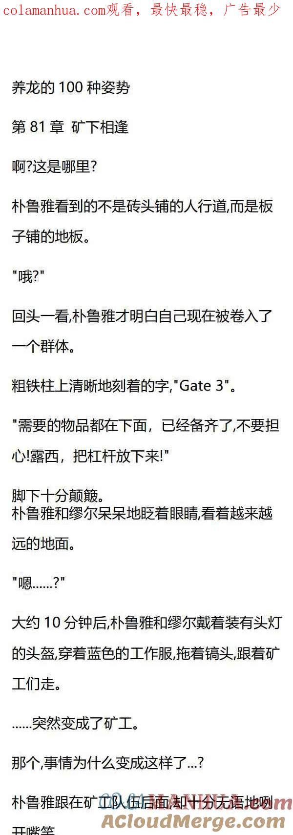 第81章矿下相逢-养龙的100种姿势 小说-达瑟儿（第1张）