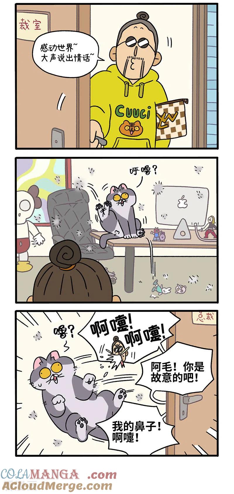 第71话1转角遇到阿狗-阿满和麦茶-新漫画 日胖大海寺（第2张）