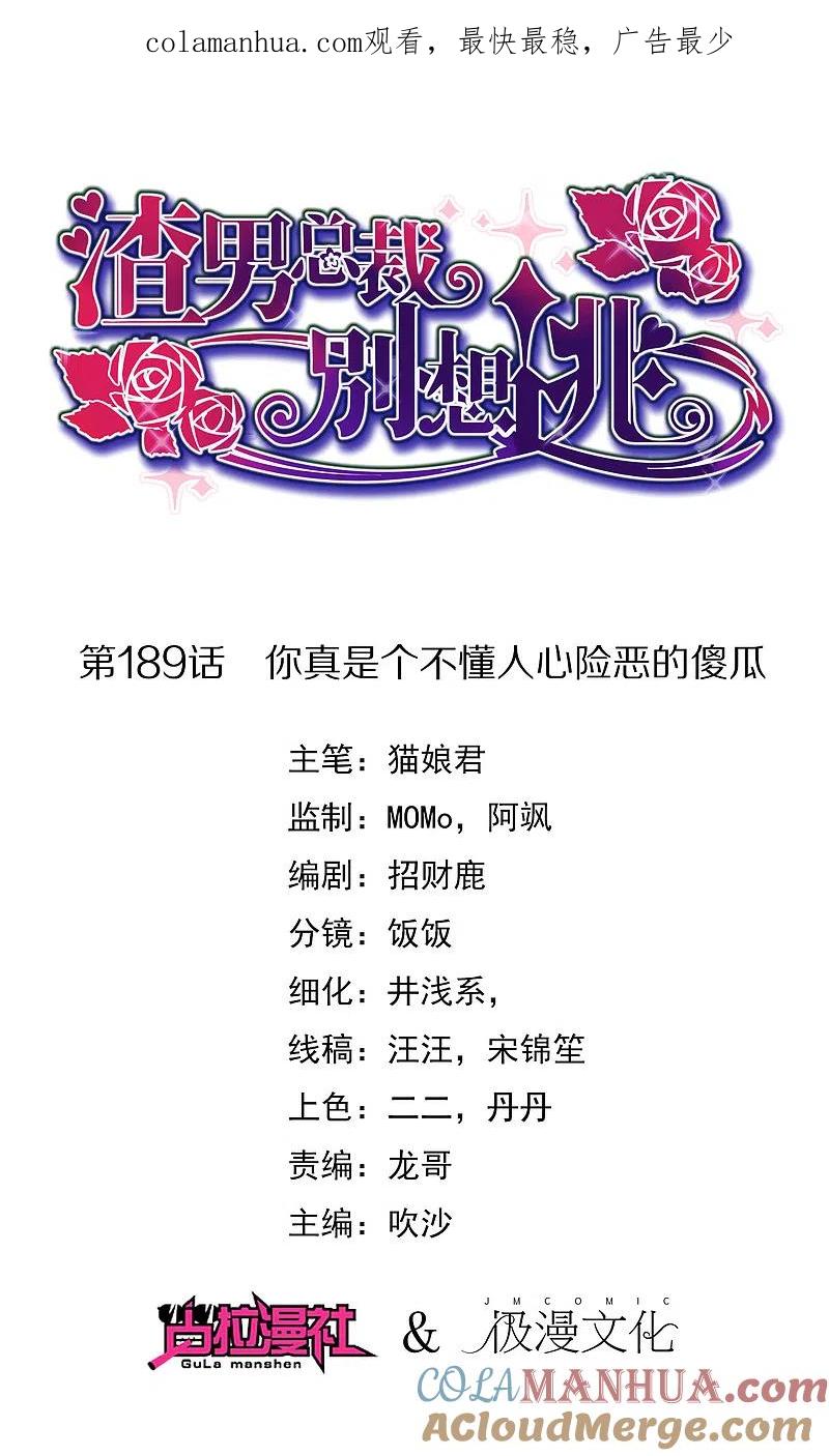 第189话你真是个不懂人心险恶的傻瓜-渣男总裁别想逃-极漫文化（第1张）