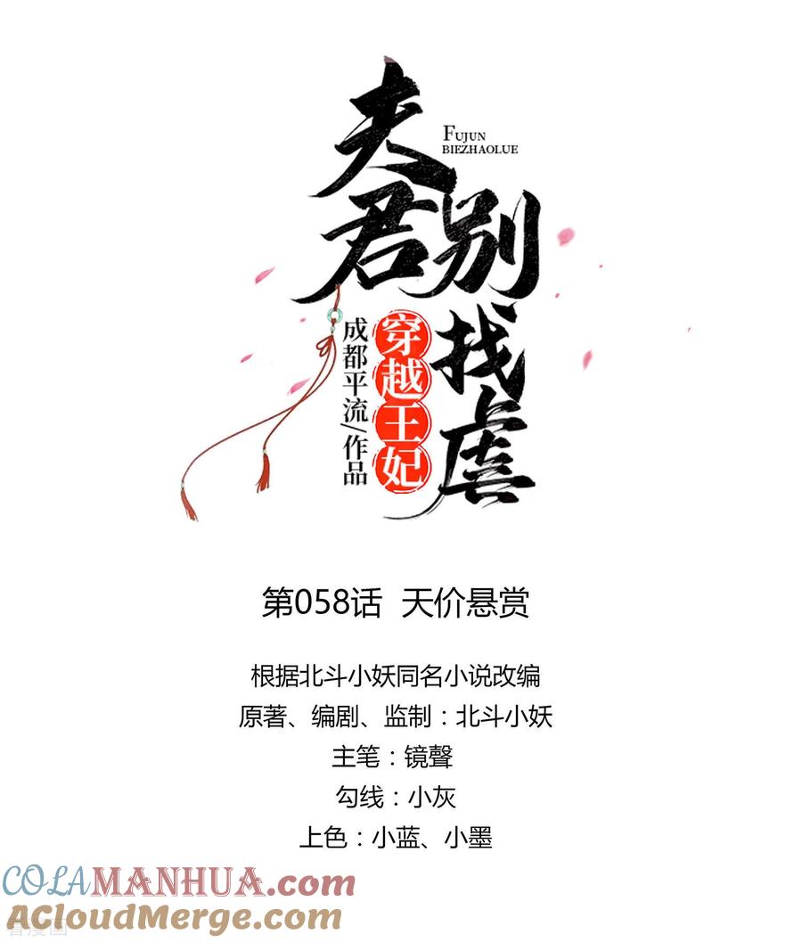 第58话天价悬赏-穿越王妃，夫君别找虐-成都平流（第3张）