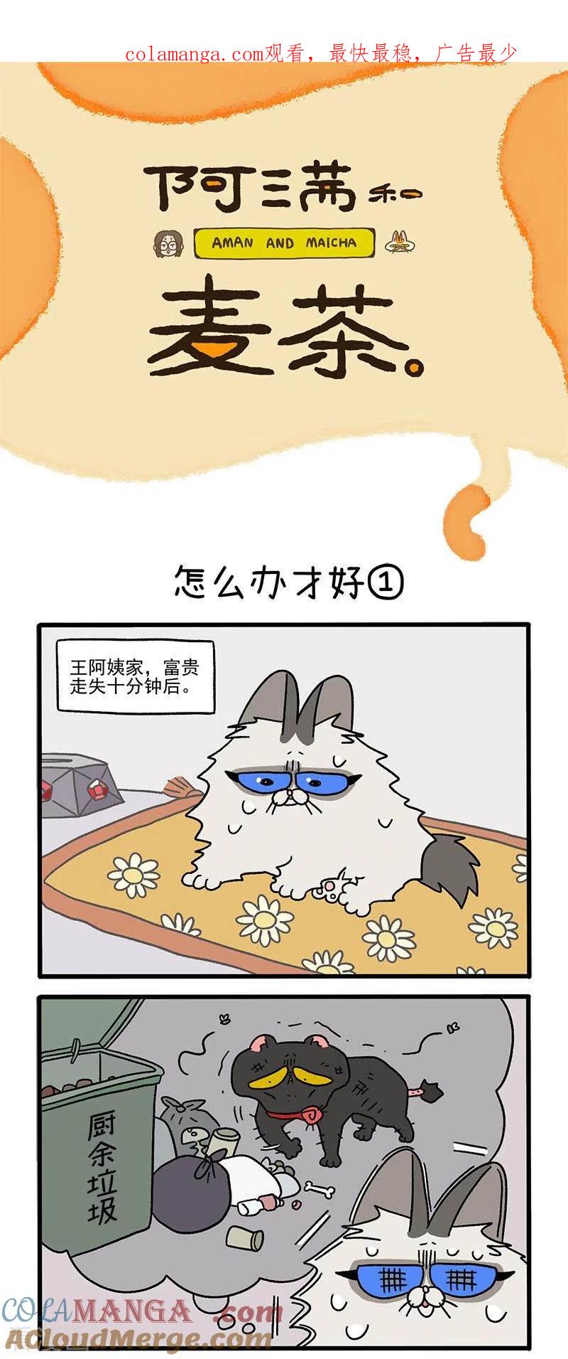 第39话1怎么办才好-阿满和麦茶-新漫画 日胖大海寺（第1张）