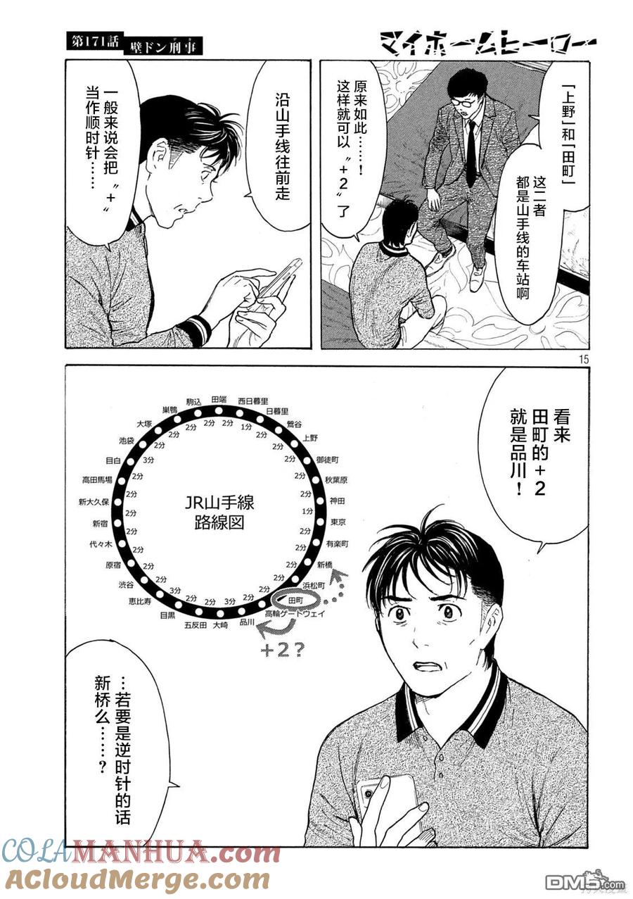 第171话壁咚刑警-MY HOME HERO-山川直辉 朝基まさし（第15张）