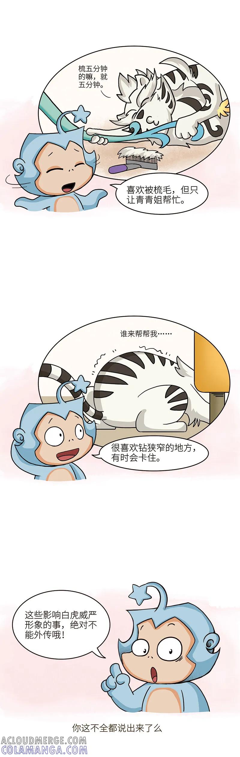 第76话猫咖打工的猫咪表示，今天店主受到了严重惊-星宿谭-星宿谭工作室（第2张）