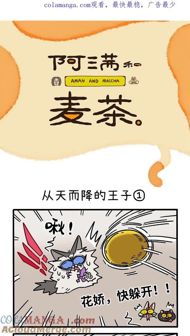 第100话1从天而降的王子-阿满和麦茶-新漫画 日胖大海寺（第1张）