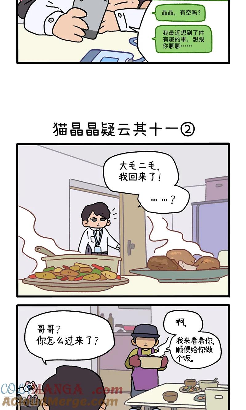 第117话1猫晶晶疑云11-阿满和麦茶-新漫画 日胖大海寺（第3张）