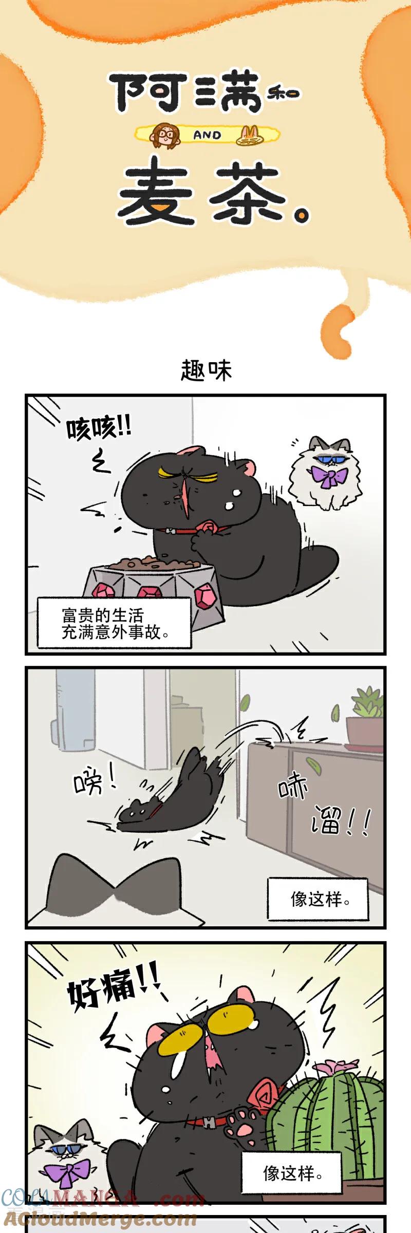 第170话-阿满和麦茶-新漫画 日胖大海寺（第3张）