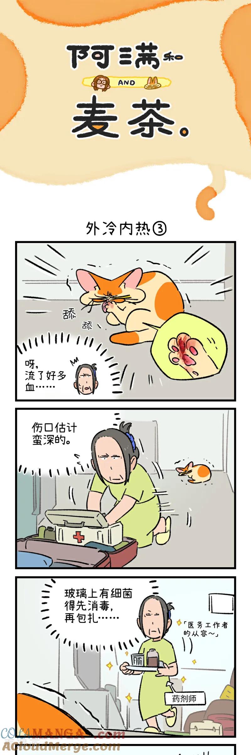 第220话-阿满和麦茶-新漫画 日胖大海寺（第5张）